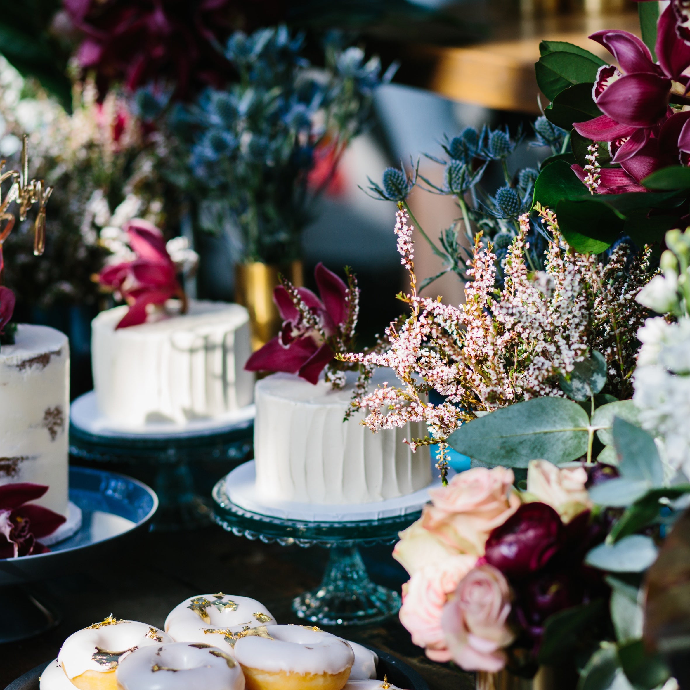 Detailed Glass Cake Stand